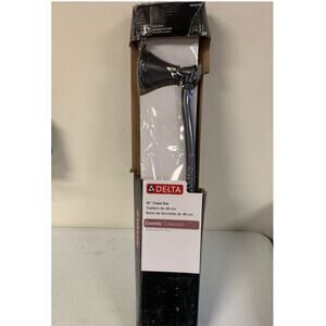 DELTA Cassidy 18-in Wall Mount Towel Bar in Venetian Bronze